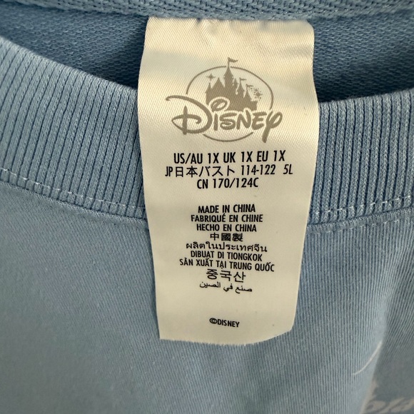 Disney Blue Sweatshirt with White Print - Picture 2 of 4